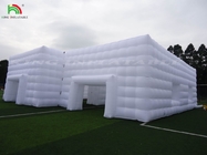 Высококачественный светодиодный кубический праздник ночной клуб палатка белый надувный ночной клуб для вечеринки