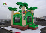 детей кокосовой пальмы 5кс4.5м замок зеленых раздувные скача/дом прыжка крупного плана