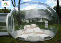 шатер пузыря 4.5м прозрачный раздувной с тоннелем для на открытом воздухе располагаясь лагерем ренты