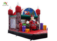 Замок Санта Клауса с Рождеством Христовым раздувной оживлённый на украшение 20ft Xmas